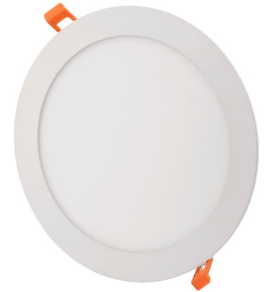 6W Ø12cm LED indbygningspanel - Hul: Ø11 cm, Mål: Ø12 cm