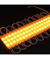 1,1W LED modul - 12V DC, IP66, Vandtæt gul, Perfekt til skilte og specialløsninger