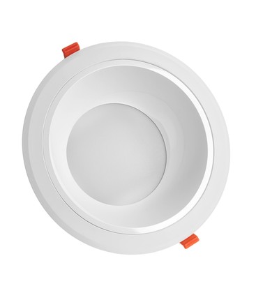 Ceiline III Downlight 25W - uden lyskilde, neutral hvid, 230V, 90°, IP44, 230x100mm, hvid, rund