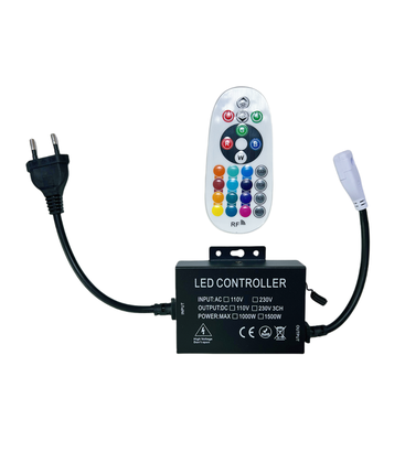 230V RGB CLIP-ON controller - Inkl. endeprop, til 230V, memory funktion, 100 m.