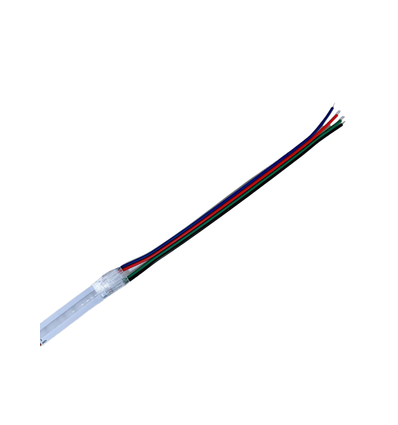 LED strip samler til løse ledninger - 12mm, RGB COB, IP20, 5V-24V
