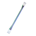 Samler med ledning til LED strip - 12mm, RGB COB, IP20, 5V-24V