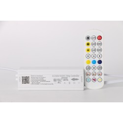 230V RGBIC LED strip RGBIC WiFi kontroller med fjernbetjening - Til IP68 RGBIC, minimum 25 meter