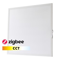 LED pærer og spots LEDlife 60x60 Zigbee CCT Smart Home LED panel - 36W, CCT, Bagbelyst, hvid kant
