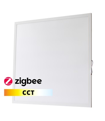 LEDlife 60x60 Zigbee CCT Smart Home LED panel - 36W, CCT, Bagbelyst, hvid kant