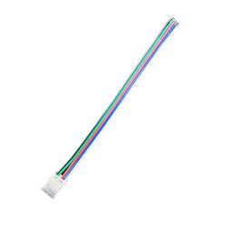 RGB+W LED strip tilbehør LED strip samler til løse ledninger - 12mm, RGB+W COB, IP20, 5V-24V