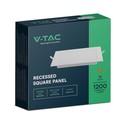 V-Tac 12W LED indbygningspanel - Hul: 15,5cm x 15,5 cm, Mål: 17cm x 17cm, 230V