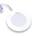 LEDlife Reco68 møbelspot indbygning RA92 - Hul: Ø5,6 cm, Mål: Ø6,8 cm, Mat hvid, 2,5W, 12V DC