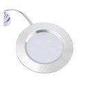 LEDlife Reco68 møbelspot indbygning RA92 - Hul: Ø5,6 cm, Mål: Ø6,8 cm, børstet stål, 2,5W, 12V DC