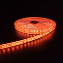 Orange 10W/m LED strip - 5m, 120 LED pr. meter, 24V, IP65