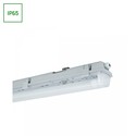 Limea H LED armatur G13 - Vandtæt, 1x150, 250V, IP65, 1600x75x90 mm, Grå, Uden lyskilde