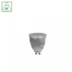 Elmateriel LED GU10 4x2W - 230V, Kold hvid, 38°, Spectrum