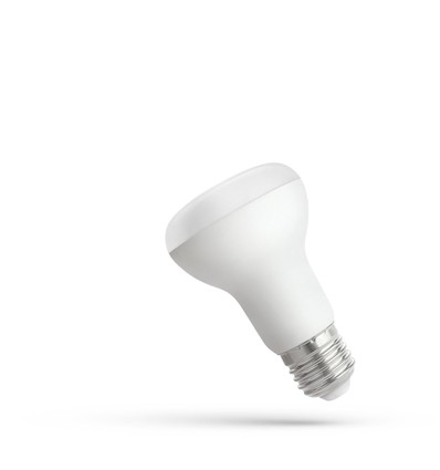 E27 8W R63 LED pære - 720lm, 6000K, 120 grader, kold hvid