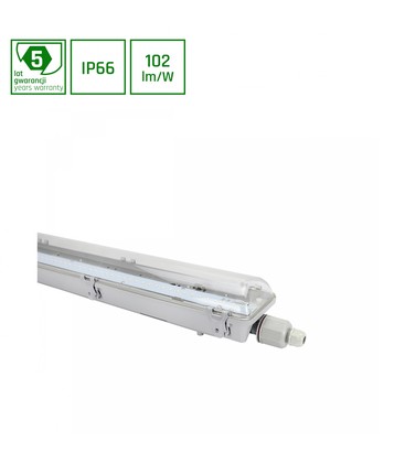 Limea LED 36W 120cm - kold hvid, garage, gennemsigtig