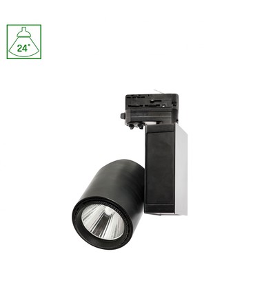 MADARA LED 30W - COB, 230V, 24°, IP20, Varm Hvid, Skinne, Lys, Sort