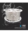 5m 6W/m Vandtæt LED strip (Type Q) - 230V, IP67, 120 LED, Op til 100m