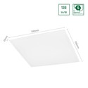 ALGINE PANEL 40W 230V Neutral Hvid, 120°, IP20, 595x595x26, Hvid, REC