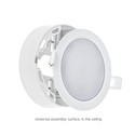 ALGINE 2i1 Overflade-Nedsænket Downlight 6W 560lm, Varm Hvid, 230V, IP20, Rundt