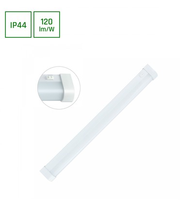 60cm 15W Aquatica LED armatur - IP44, Rund, til badeværelset eller køkkenet