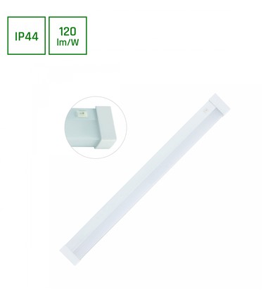 60cm 15W Aquatica LED armatur - IP44, firkantet, til badeværelset eller køkkenet