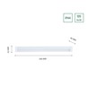 60cm 15W Aquatica LED armatur - IP44, firkantet, til badeværelset eller køkkenet