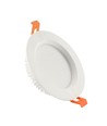 12W Ø14cm indbygningspanel - IP44 vådrum, Hul: Ø11cm, hvid, 5 års garanti
