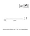 8W Dæmpbar SHIFT Line S Skinne Lys - 100°, Hvid, DALI