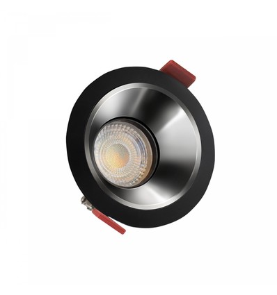 Fiale Comfort indbygningsspot - Aluminium, uden lyskilde, IP20, hvid kant