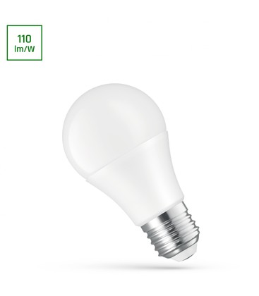 LED 10W E27 24V AC/DC - Kold Hvid, Spectrum