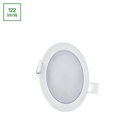 Elmateriel Algine 2i1 Overflade-Nedsænket Downlight 6W - 560lm, Neutral Hvid, 230V, IP20, Rund