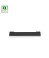 12W System Line S lineært modul, 24V - 33,7cm, RA90, 3000K, Osram LED, IP20, sort kabinet