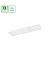 120x30 bagbelyst LED panel, 30W - 5 års garanti, hvid kant