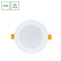 Dure 3 Downlight 8W GU10 - Kold hvid, 230V, 110°, IP54, IK06, 118x31, Hvid, Rundt, Integreret driver