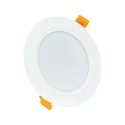 Dure 3 Downlight 8W GU10 - Kold hvid, 230V, 110°, IP54, IK06, 118x31, Hvid, Rundt, Integreret driver