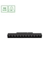 12W SHIFT Basic Lineær Lamp - 3000K, Sort, Gitter S, 22cm
