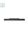 18W SHIFT Basic - Gitter m Lineær Lysarmatur 33cm - 3000K, Sort