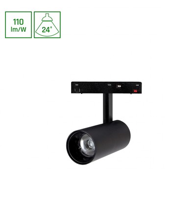 10W SHIFT Basic Spot Armatur - 3000K, Sort, 50x110x170mm