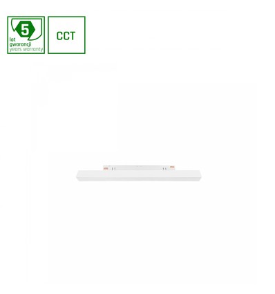 8W Dæmpbar SHIFT Smart-Line S Skinne 30.4cm - 100°, CCT, Hvid, Zigbee