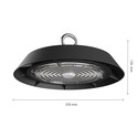 PLATEO High Bay 100W - Neutral Hvid, 230V, 90°, IP65, IK09, 250x120mm, Sort, 1-10V