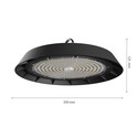 PLATEO 3 High Bay 200W - Neutral hvid, 230V, 90°, IP65, IK09, 350x125mm, Sort, 1-10V