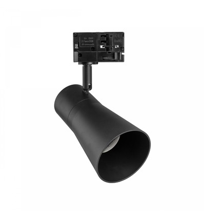 MADARA SCANDI 3-faset skinnespot til GU10 - Sort, aluminium, uden lyskilde, 3F4W