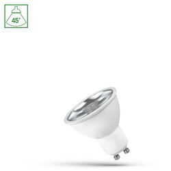 Spectrum LED LED GU10 230V 4,5W (4W) 45° Kold Hvid med Linse Spectrum