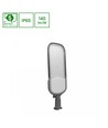 200W skumrings LED gadelampe - Skumringssensor, Ø60 mm, grå, IP65, IK09, 230V