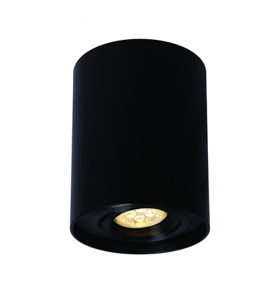 Chloe GU10 påbygningsspot - Sort, aluminium, Ø9,4cm, IP20, uden lyskilde