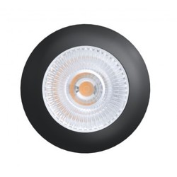 Indbygningsspots LEDlife Unni68 møbelspot - Hul: Ø5,6 cm, Mål: Ø6,8 cm, RA95, sort, 12V DC