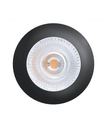 LEDlife Unni68 møbelspot - Hul: Ø5,6 cm, Mål: Ø6,8 cm, RA95, sort, 12V DC