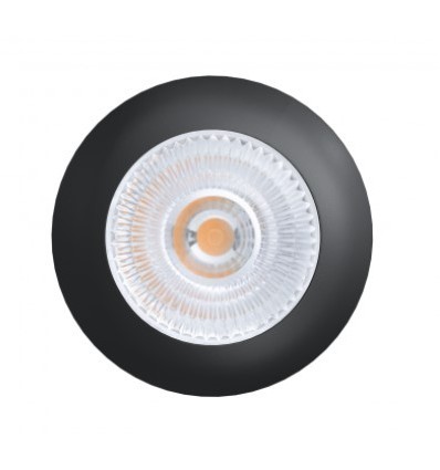 Unni68 Ø6,8cm møbelspot RA95 - 12V DC, Hul: Ø5,6 cm, Mål: Ø6,8 cm, Sort