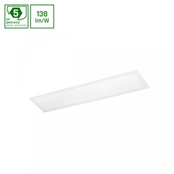 Spectrum LED ALGINE PANEL bagbelyst 40W - Neutral hvid, 230V, 120°, IP20, 300x1200x26, hvid