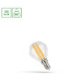 E14 5,5W LED kronepære - 120lm/W, 660lm, filament, 300° beam, varm hvid