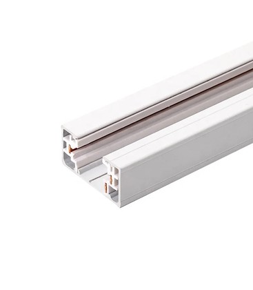 LEDlife 1,5 meter skinne til skinnespots - Hvid, 1-faset, komplet med tilslutning og endeprop